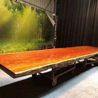 bubinga slab table from Gaboon african bubinga slab wood table big size conference table