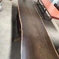 air-dried african wenge wood slab matt finish thickness is 10cm 4 inch