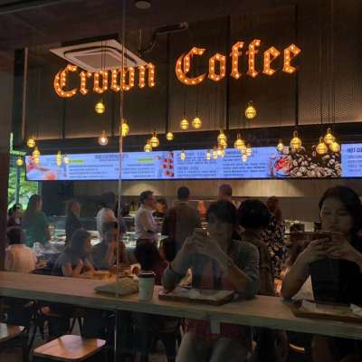 BUYING SHOW singapore crown coffee 2018 cafe furniture customm-made order