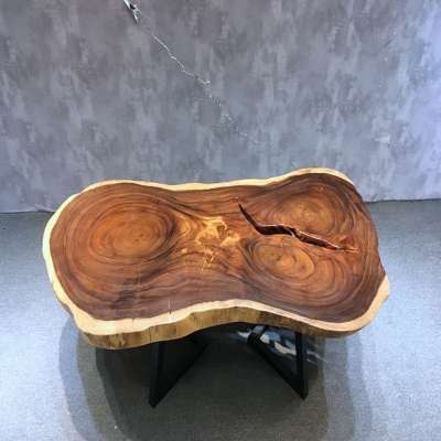 Ecuador walnut round slab size=204*110cm thickness=10cm 301#