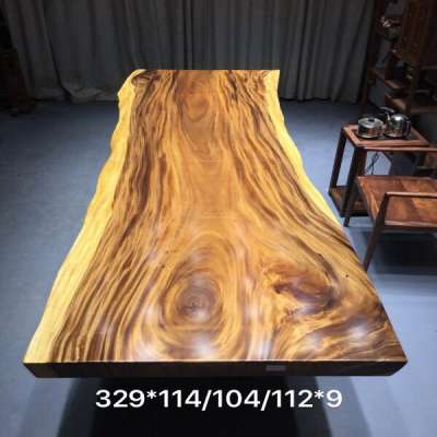 Ecuador wlanut slab length is 329cm width is 114-104-112cm thickness is 9cm 204#