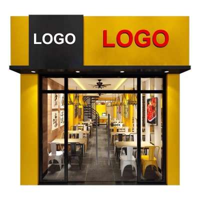 restaurant  furniture + restaurant design service 3D effect drawing and layout service