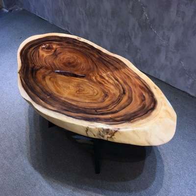 round walnut slab kiln-dried size=198*101cm thickness=8cm 302#